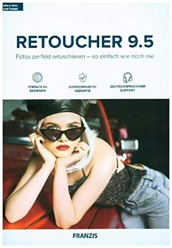 FRANZIS Retoucher 9.5|Einfach zu bedienen|Fotos perfekt retuschieren|incl. Photoshop Plug-in|für Windows und Mac|Disc|Disc