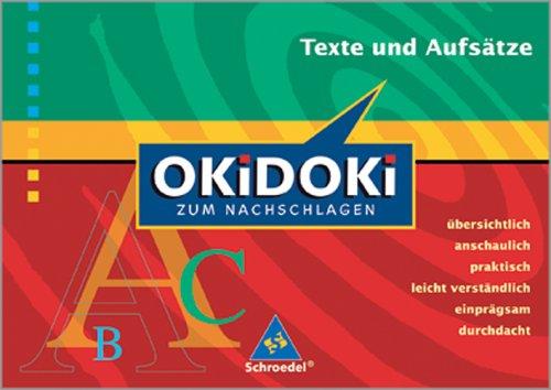 Okidoki zum Nachschlagen / OKiDOKi zum Nachschlagen: Texte und Aufsätze