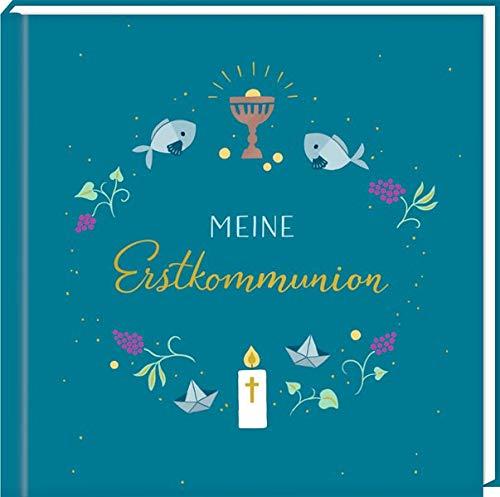 Kleines Eintragalbum - Meine Erstkommunion (petrol)