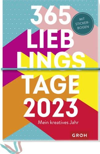 365 Lieblingstage 2023 - Mein kreatives Jahr: Kreativbuchkalender mit Stickerbogen