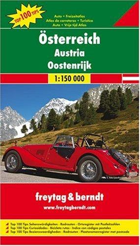 Österreich Freizeitatlas Top 100 Tips. Atlas. 1 : 150 000.