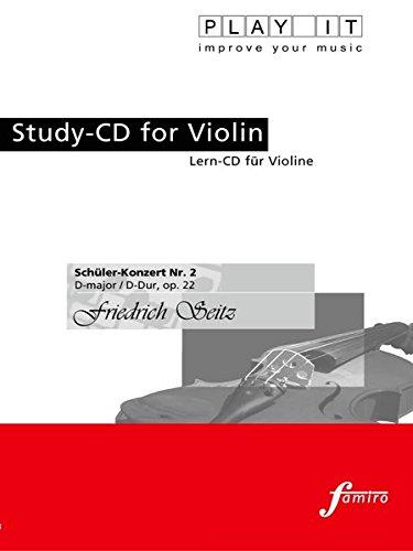 Schüler-Konzert Nr.2,Op.22,d-Dur - Study-CD for Violin