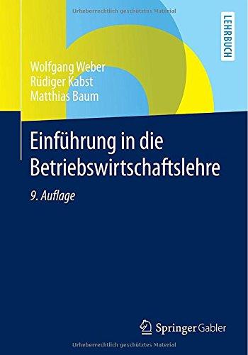 Einführung in die Betriebswirtschaftslehre