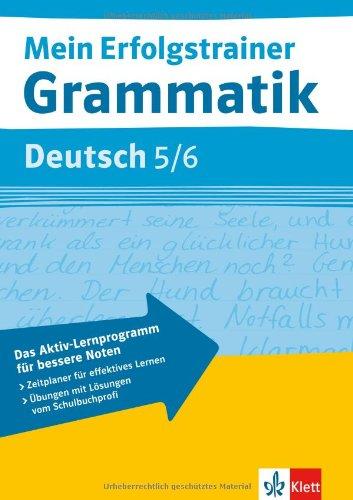 Mein Erfolgstrainer Grammatik Deutsch 5./6. Klasse