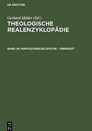 Napoleonische Epoche - Obrigkeit (Theologische Realenzyklopädie)