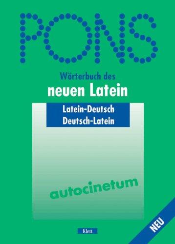 PONS Wörterbuch, Wörterbuch des neuen Latein