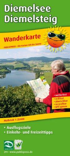 Wanderkarte Diemelsee - Diemelsteig: Mit Ausflugszielen, Einkehr- und Freizeittipps, reissfest, wetterfest, GPS-genau. 1:25000