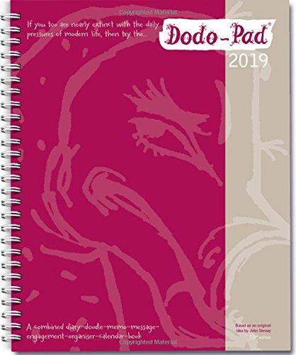 Dodo Pad Desk Diary 2019 - Calendar Year Week to View Diary: The Original Family Diary-Doodle-Memo-Message-Engagement-Organiser-Calendar-Book with room for up to 5 people's appointments/activities