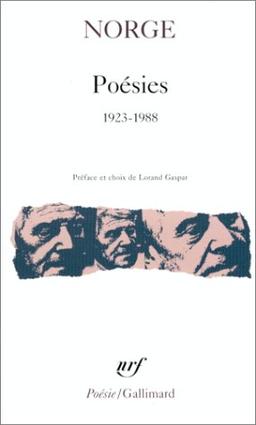 Poésies : 1923-1988