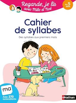 Cahier de syllabes : des syllabes aux premiers mots : dès 5 ans