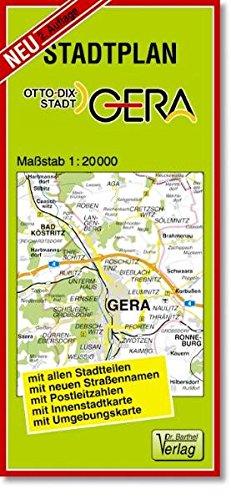 Stadtplan Gera: Maßstab 1:20000