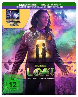 Loki - Staffel 1 - Steelbook - Limited Edition (4K Ultra HD) (+ Blu-ray) [4 Discs]