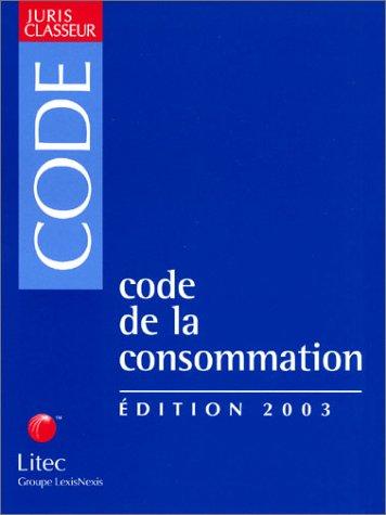 Code de la consommation 2003