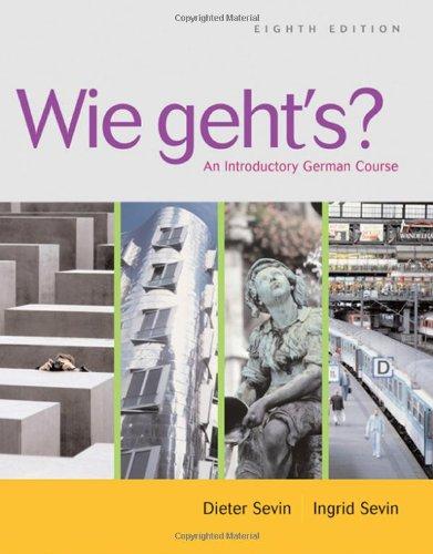 Wie Geht's?: An Introductory German Course [With CD]