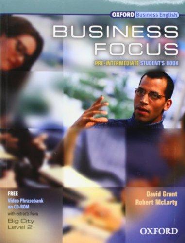 Business Focus, Pre-Intermediate, Student's Book w. CD-ROM