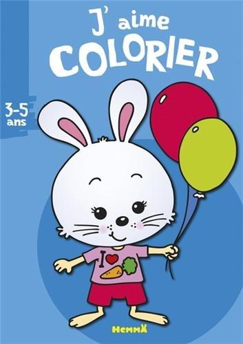 J'aime colorier, 3-5 ans : lapin