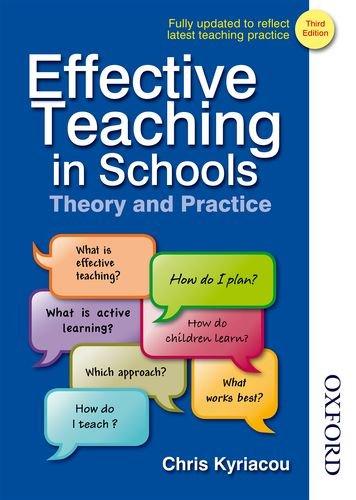 Effective Teaching in Schools Theory and Practice