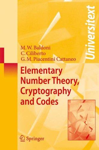 Elementary Number Theory, Cryptography and Codes (Universitext)