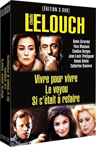 Claude Lelouch, vol. 1 : Vivre sa vie / Le voyou / Si c'était à refaire - coffret 3 DVD [FR Import]