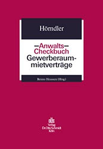 Anwalts-Checkbuch Gewerberaummietverträge