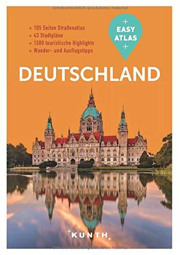 EASY ATLAS Deutschland: Straßenatlas und Reiseführer (KUNTH EASY MAP / Reisekarten)