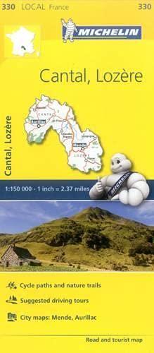 Cantal, Lozire - Michelin Local Map 330