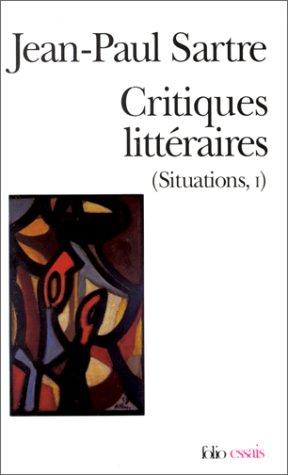 Situations. Vol. 1. Critiques littéraires