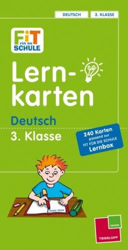 Fit für die Schule: Lernkarten Deutsch 3. Klasse