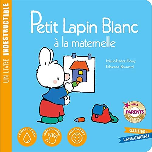 Petit Lapin blanc à la maternelle