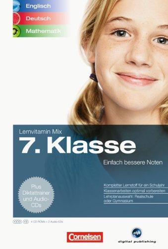 Lernvitamin Mix - Englisch/Deutsch/Mathe 7. Klasse