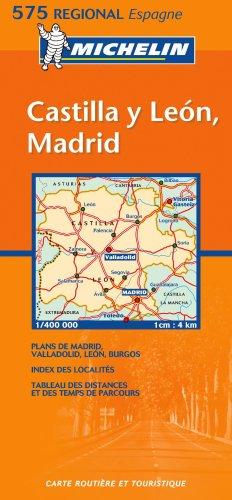 Castilla y Leon, Madrid (Michelin Regional Maps)