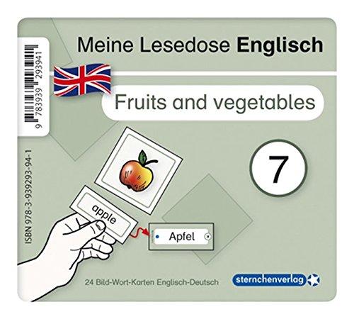 Meine Lesedose Englisch 7 - Fruits and vegetables: 24 Bild-Wort-Karten