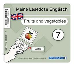 Meine Lesedose Englisch 7 - Fruits and vegetables: 24 Bild-Wort-Karten