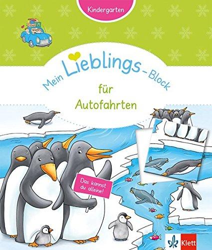 Klett Mein Lieblings-Block für Autofahrten - Kindergarten ab 3 Jahren. Das kannst du alleine!