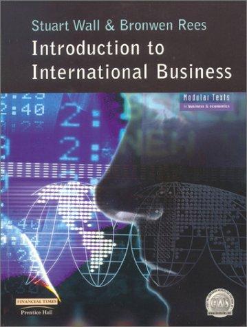 Introduction to International Business (Modular Texts In Business & Economics)