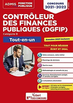 Contrôleur des finances publiques (DGFIP) : catégorie B, tout-en-un : concours 2021-2022