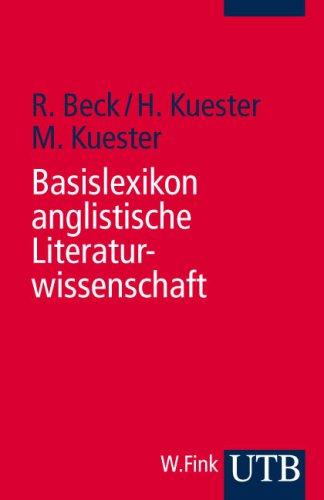 Basislexikon anglistische Literaturwissenschaft (Uni-Taschenbücher S)