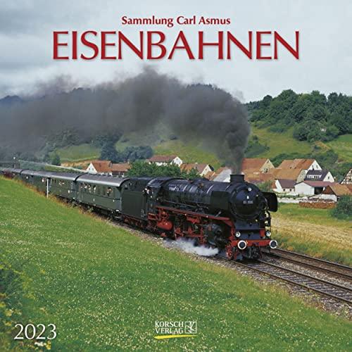 Eisenbahnen 2023: Broschürenkalender mit Ferienterminen. Format: 30 x 30 cm