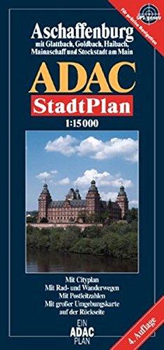 ADAC Stadtpläne, Aschaffenburg mit Glattbach, Goldbach, Haibach, Mainaschaff und Stockstadt am Main