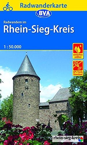 Radwanderkarte BVA Radwandern im Rhein-Sieg-Kreis 1:50.000, reiß- und wetterfest, GPS-Tracks Download (Radwanderkarte 1:50.000)