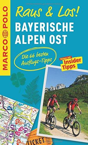 MARCO POLO Raus & Los! Bayerische Alpen Ost: Guide und große Erlebnis-Karte in praktischer Schutzhülle