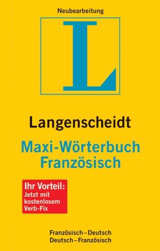 Langenscheidt Maxi-Wörterbuch Französisch