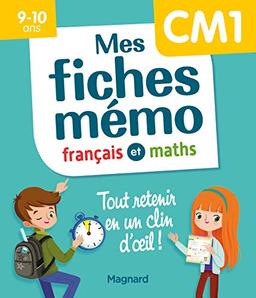 Mes fiches mémo : français et maths, CM1, 9-10 ans