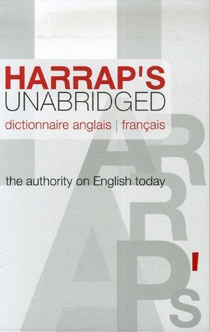 Harrap's unabridged dictionary. Vol. 1. English-French. Anglais-français. Harrap's unabridged dictionnaire. Vol. 1. English-French. Anglais-français