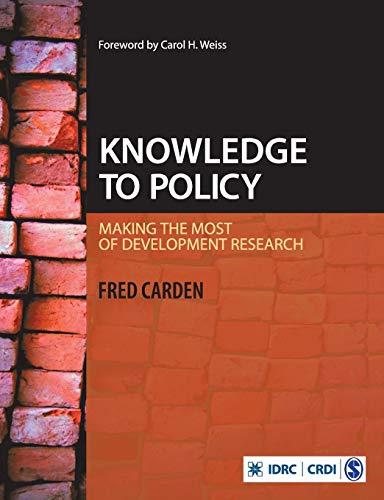 Knowledge to Policy: Making the Most of Development Research