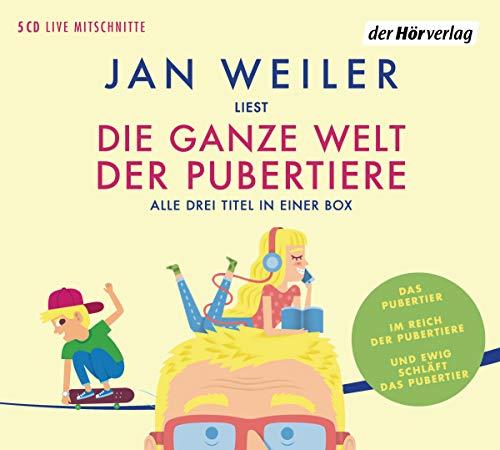 Die ganze Welt der Pubertiere. Drei Titel in einer Box: Das Pubertier. Im Reich der Pubertiere. Und ewig schläft das Pubertier