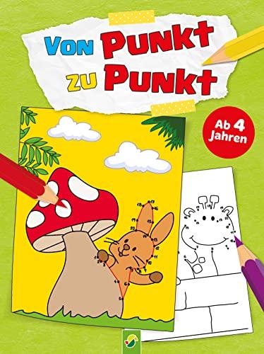 Von Punkt zu Punkt. 128 Punkterätsel zum Ausmalen: Für Kinder ab 4 Jahren. Trainiert spielerisch die Zahlen bis 30