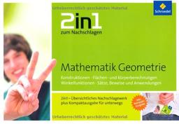 2in1 zum Nachschlagen: Mathematik Geometrie