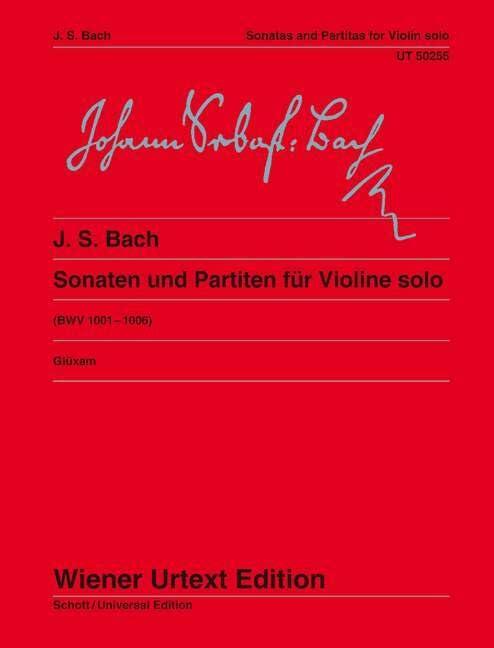 Sonaten und Partiten: für Violine solo. BWV 1001-1006. Violine. (Wiener Urtext Edition)