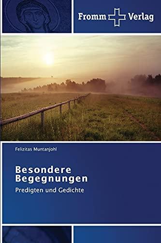 Besondere Begegnungen: Predigten und Gedichte